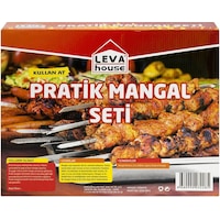 Leva House Pratik Kullan-At Kömürlü Mangal Leva House Pratik Kullan-At Kömürlü Mangal