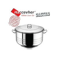 Hascevher Gastro 40X26 Derin 33 L Çelik Tencere Hascevher Gastro 40X26 Derin 33 L Çelik Tencere