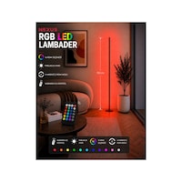 Nexus Rgb Stıck Led Lambader Full Renk Uzaktan Kumandalı Aydınlatma Sistemi Dimlenebilir 150 Cm Siyah Nexus Rgb Stıck Led Lambader Full Renk Uzaktan Kumandalı Aydınlatma Sistemi Dimlenebilir 150 Cm Siyah