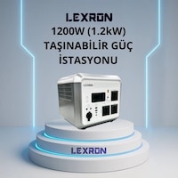 Lexron 1200w 1.2kw Taşınabilir Güç İstasyonu Lexron 1200w 1.2kw Taşınabilir Güç İstasyonu