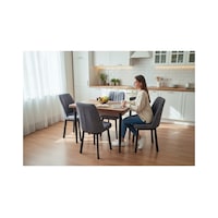 Efe Mobilya T-6023 4 Kişik Yemek Masası Ve Sandalye Takımı Kare Gold Açık Gri Mutfak Salon Restorant Cafe Otel Kullanımına Uygundur. Efe Mobilya T-6023 4 Kişik Yemek Masası Ve Sandalye Takımı Kare Gold Açık Gri Mutfak Salon Restorant Cafe Otel Kullanımına Uygundur.