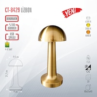 Cata Ct-8429 Lizbon Şarjlı Masa Lambası Cata Ct-8429 Lizbon Şarjlı Masa Lambası