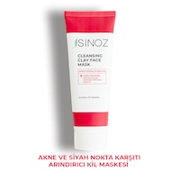 Sinoz Akne ve Siyah Nokta Karşıtı Arındırıcı Kil Maskesi 50 ML Sinoz Akne ve Siyah Nokta Karşıtı Arındırıcı Kil Maskesi 50 ML