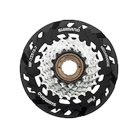 Shimano Mf- Tz510 7 Vites Muhafazalı Megarange Ruble 14-34t Siyah Shimano Mf- Tz510 7 Vites Muhafazalı Megarange Ruble 14-34t Siyah