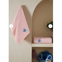 Özdilek Stitch Disney Lisanslı 2'li Havlu Set Pembe Özdilek Stitch Disney Lisanslı 2'li Havlu Set Pembe