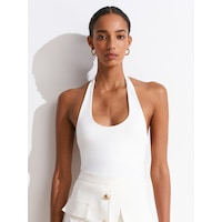 Dilvin 31753 Halter Yaka Top-ekru Ekru Dilvin 31753 Halter Yaka Top-ekru Ekru