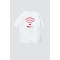 Monila Unisex Çocuk Pamuklu Bisiklet Yaka T-shirt Pembe Monila Unisex Çocuk Pamuklu Bisiklet Yaka T-shirt Pembe