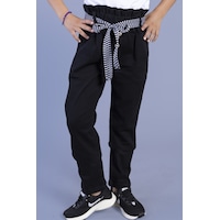 Toontoy Kız Çocuk Yüksek Bel İki Yanı Cepli Regular Fit Jean Pantolon Siyah Toontoy Kız Çocuk Yüksek Bel İki Yanı Cepli Regular Fit Jean Pantolon Siyah