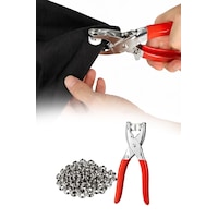 Çıtçıt Düğme Pensesi Metal Aparat Seti Kumaş Elbise Gömlek İçin Pratik Takma Aleti Çıtçıt Düğme Pensesi Metal Aparat Seti Kumaş Elbise Gömlek İçin Pratik Takma Aleti