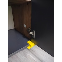 Dolap Kapağı Takma Aparatı 18mm Sarı Dolap Kapağı Takma Aparatı 18mm Sarı