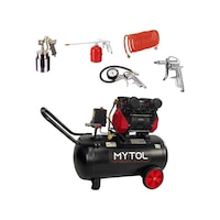 Mytol MYK0501 1.5 Hp 50 lt Yüksek Hızlı Hava Kompresörü + 5 Parça Max Extra W200C5-S Havalı Set Mytol MYK0501 1.5 Hp 50 lt Yüksek Hızlı Hava Kompresörü + 5 Parça Max Extra W200C5-S Havalı Set