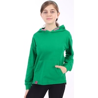 Toontoy Kız Çocuk Sweatshirt Çimen Yeşili Toontoy Kız Çocuk Sweatshirt Çimen Yeşili