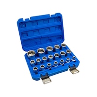 6180 1/2" Spline 12 Köşe Lokma Anahtar Takımı 19 Parça 6180 1/2" Spline 12 Köşe Lokma Anahtar Takımı 19 Parça
