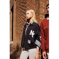 Defacto Coool Polo Yaka Baskılı Çıtçıtlı Bomber Ceket F9241ax25wnnv241 Lacivert Defacto Coool Polo Yaka Baskılı Çıtçıtlı Bomber Ceket F9241ax25wnnv241 Lacivert