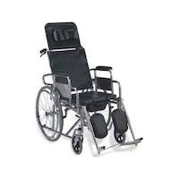 Tekerlekli Sandalye Sırtı Yatar Tuvalet Aparatlı Tekerlekli Sandalye Sırtı Yatar Tuvalet Aparatlı