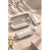 Favora Rainbox Kapsül Şemsiye - Kutulu Mini Katlanır Çanta Boy Şemsiye İnci Beyazı Favora Rainbox Kapsül Şemsiye - Kutulu Mini Katlanır Çanta Boy Şemsiye İnci Beyazı