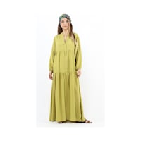 Ritnice Prive Kadın Base %100 Viskon Yağ Yeşili Maksi Boy Yazlık Elbise Yağ Yeşili Ritnice Prive Kadın Base %100 Viskon Yağ Yeşili Maksi Boy Yazlık Elbise Yağ Yeşili