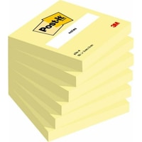 3m Post-ıt 654 76mm 76mm 100 Yaprak Sarı Not Kağıdı 6 Paket