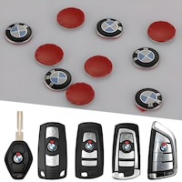 Bmw Uyumlu 2 Adet 11Mm Metal Anahtar Amblemi Bmw Uyumlu 2 Adet 11Mm Metal Anahtar Amblemi