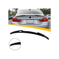 Bmw F32 Coupe M4 Bagaj Üstü Spoiler Parlak Siyah Spoyler Plastik İthal Bmw F32 Coupe M4 Bagaj Üstü Spoiler Parlak Siyah Spoyler Plastik İthal