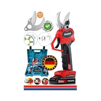 Böhrer BH-21S 600 W 21 V Çift Akülü Yüksek Karbonlu Çelik Kesme Şarjlı Dal Budama Makası Böhrer BH-21S 600 W 21 V Çift Akülü Yüksek Karbonlu Çelik Kesme Şarjlı Dal Budama Makası