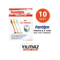 Fantom P1200 Pratik Dik Süpürge Bez Toz Torba - 10 Adet Fantom P1200 Pratik Dik Süpürge Bez Toz Torba - 10 Adet