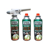 1300 Derece Pürmüz Çakmak No 920 + 3 Adet Steel Kartuş Beyaz 1300 Derece Pürmüz Çakmak No 920 + 3 Adet Steel Kartuş Beyaz
