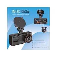 Inox-x604 Wifi 3 Kameralı Araç Kamerası Inox-x604 Wifi 3 Kameralı Araç Kamerası