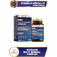 Nutraxin Multimineral Complex 60 Tablet Magnezyum, Kalsiyum, Çinko, Demir, İyot, Krom Nutraxin Multimineral Complex 60 Tablet Magnezyum, Kalsiyum, Çinko, Demir, İyot, Krom