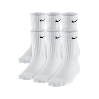 Nike Unisex Siyah 6 Lı Çorap Seti - Sx5171-100 Beyaz Nike Unisex Siyah 6 Lı Çorap Seti - Sx5171-100 Beyaz