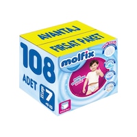 Molfix Külot Bebek Bezi Beden:7 19+kg Xx Large Avantaj Fırsat 108 Adet 4'lü Molfix Külot Bebek Bezi Beden:7 19+kg Xx Large Avantaj Fırsat 108 Adet 4'lü