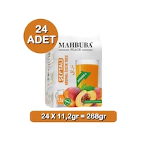 Mahbuba Şeftali Aromalı Soğuk Toz İçecek 24x11.2gr 11.2 G Mahbuba Şeftali Aromalı Soğuk Toz İçecek 24x11.2gr 11.2 G
