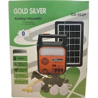 Gold Silver Gs-902P Güneş Enerjili Solar Lamba[Yeni Ürün]