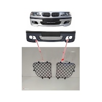 Bmw E46 M3 Tampon Sis Farı Yanı Izgara Takım 51117893331 Bmw E46 M3 Tampon Sis Farı Yanı Izgara Takım 51117893331