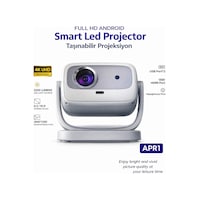 Projeksiyon Cihazı Taşınılabilir Wifi 2.4+5g-6.0 4k Uhd 150 İnç Dahili Hoparlör 180 Derece Smart Led Projeksiyon Cihazı Taşınılabilir Wifi 2.4+5g-6.0 4k Uhd 150 İnç Dahili Hoparlör 180 Derece Smart Led