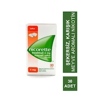Nicorette Meyveli Sakız 30 Tablet Nicorette Meyveli Sakız 30 Tablet