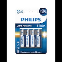 Philips Ultra Alkaline Aa/lr6 4.lü Kalem Pil Philips Ultra Alkaline Aa/lr6 4.lü Kalem Pil