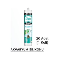 Sista Şeffaf Akvaryum Silikonu 310 Ml Henkel (20 Adet) Şeffaf