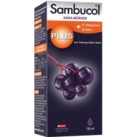 Sambucol Plus Kara Mürver Özütü C Vitamini & Çinko 120 ML