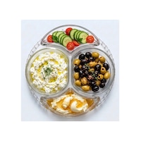 5 Parça 4 Bölmeli Cam Kahvaltılık,çerezlik,meze Tabağı, Çıkarılabilir Cam Bölmeli Sunum Servis Tabağı 24 Cm Şeffaf 5 Parça 4 Bölmeli Cam Kahvaltılık,çerezlik,meze Tabağı, Çıkarılabilir Cam Bölmeli Sunum Servis Tabağı 24 Cm Şeffaf