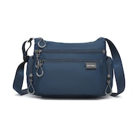 Smart Bags Lacivert Orta Boy Çok Cepli Su Geçirmez Ultra Hafif Kumaş Kadın Çapraz Çanta Smart Bags Lacivert Orta Boy Çok Cepli Su Geçirmez Ultra Hafif Kumaş Kadın Çapraz Çanta