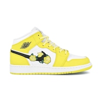 Nike Jordan 1 Mid Dynamic Yellow Floral (Gs) Av5174-700-38 Nike Jordan 1 Mid Dynamic Yellow Floral (Gs) Av5174-700-38
