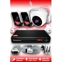 Bayicam 3 Kameralı Süper 1 İç Kamera Set HDD'siz 5 MP 2K Net Gece Görüşlü Güvenlik Kamerası Sistemi Bayicam 3 Kameralı Süper 1 İç Kamera Set HDD'siz 5 MP 2K Net Gece Görüşlü Güvenlik Kamerası Sistemi