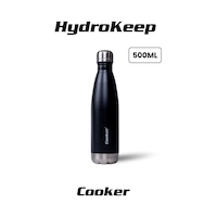 Cooker Hydrokeep 500 Ml Paslanmaz Çelik Şişe Termos Ckr2071 Siyah Cooker Hydrokeep 500 Ml Paslanmaz Çelik Şişe Termos Ckr2071 Siyah