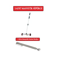 Manyetik Süpürge, Mıknatıslı Metal Çivi Vida & Iğne Toplama Araba Manyetik Süpürge, Mıknatıslı Metal Çivi Vida & Iğne Toplama Araba