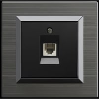 Ovivo Quantum Manyetik Gri Numeris Telefon Prizi + Çerçeve Dahil Ovivo Quantum Manyetik Gri Numeris Telefon Prizi + Çerçeve Dahil
