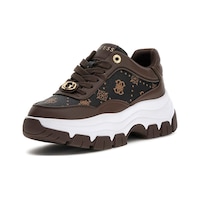 Guess Kadın Berrett2 Monogram Desenli Kalın Tabanlı Sneaker - Kahverengi 4221816 Guess Kadın Berrett2 Monogram Desenli Kalın Tabanlı Sneaker - Kahverengi 4221816