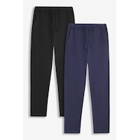 Elemge %100 Pamuk 2'li Süprem Erkek Pijama Altı Compact Penye Rahat Kalıp Cepli Ipli Terletmez Siyah - Laci Lacivert - Siyah Elemge %100 Pamuk 2'li Süprem Erkek Pijama Altı Compact Penye Rahat Kalıp Cepli Ipli Terletmez Siyah - Laci Lacivert - Siyah
