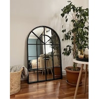 Pencere Model Ayna Duvar Aynası Salon Aynası Dressuar Aynası 103cm X 70 Cm Siyah Pencere Model Ayna Duvar Aynası Salon Aynası Dressuar Aynası 103cm X 70 Cm Siyah