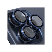 Buff Apple Uyumlu iPhone 15 Pro Max / 15 Pro Titanyum Lens Koruyucu Mavi Buff Apple Uyumlu iPhone 15 Pro Max / 15 Pro Titanyum Lens Koruyucu Mavi